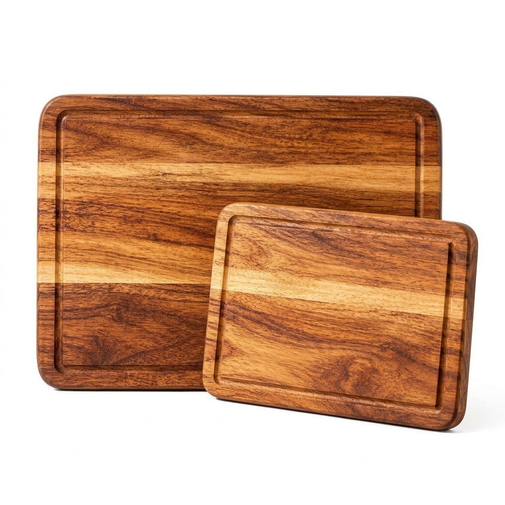 Acacia Wood Cutting Board Set